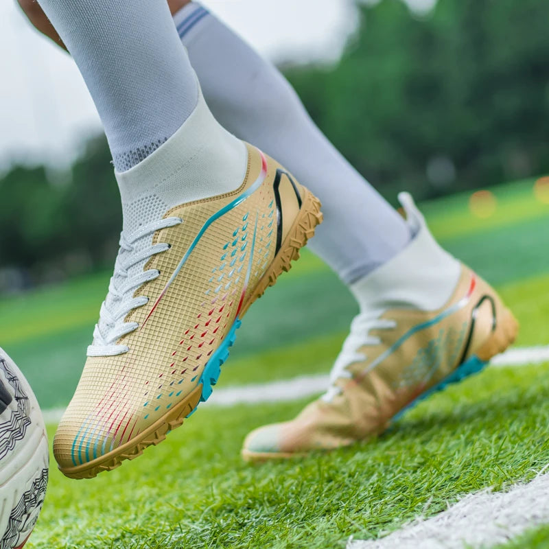 Men's Football Boots Professional Turf Futsal Match Grass Unisex Outdoor Training Soccer Shoes Soccer Cleats Non-slip Breathable
