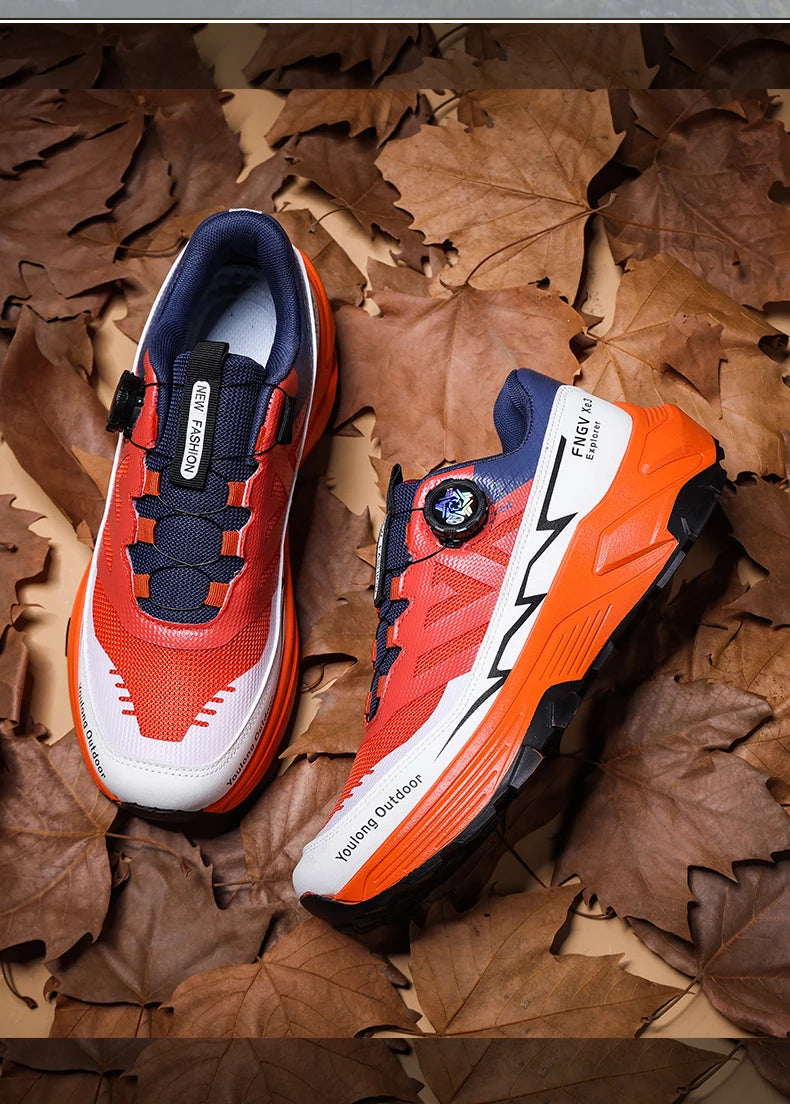 Herren-Sneaker Casual Outdoor rutschfest stoßdämpfend vielseitig Offroad-Wanderschuhe bequeme Laufschuhe für Herren mit weicher Sohle