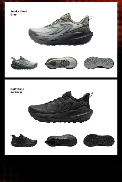 BMAI Outdoor Men's Sports Shoes Breathable Men Sneakers Lightweight Mountain Running Shoes for Men Cushion Trail Jogging Sneakers