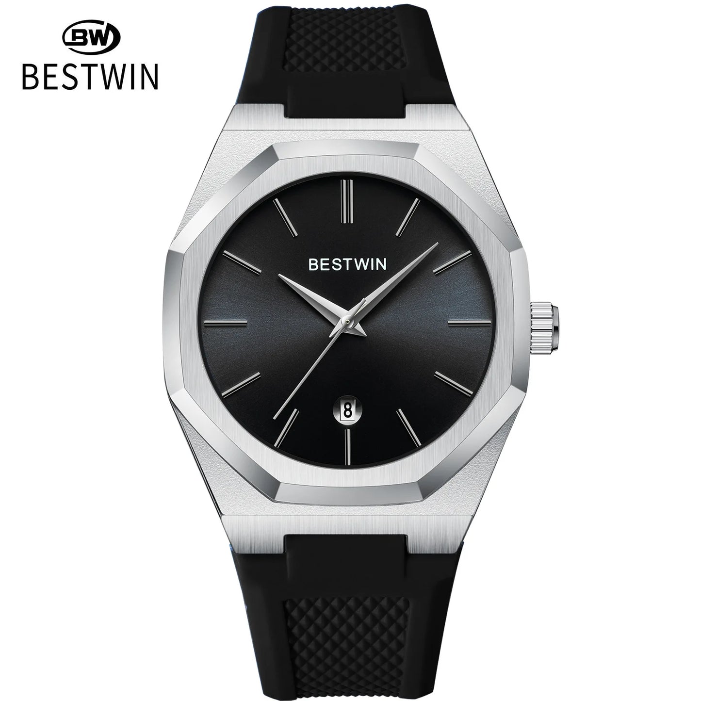 Luxury Quartz Wristwatch Silicone Strap reloj hombre Sport Watch for Man Fashion Date Original Waterproof Clock