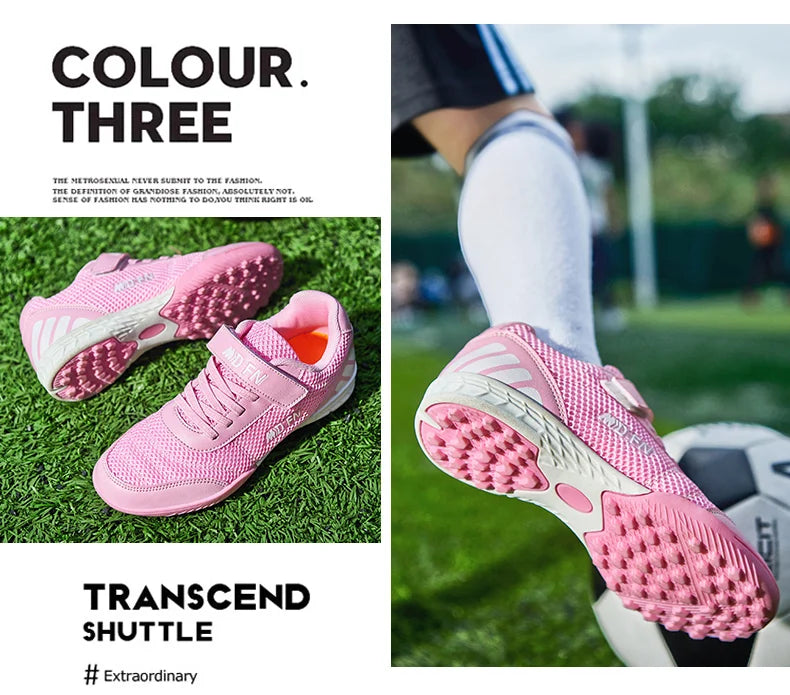 Personnalité : élégantes et confortables, baskets de sport pour garçons et filles, pour l'entraînement, en salle ou en extérieur, sur gazon, pour les jeunes et les étudiants, chaussures de football, pointures 29 à 39#