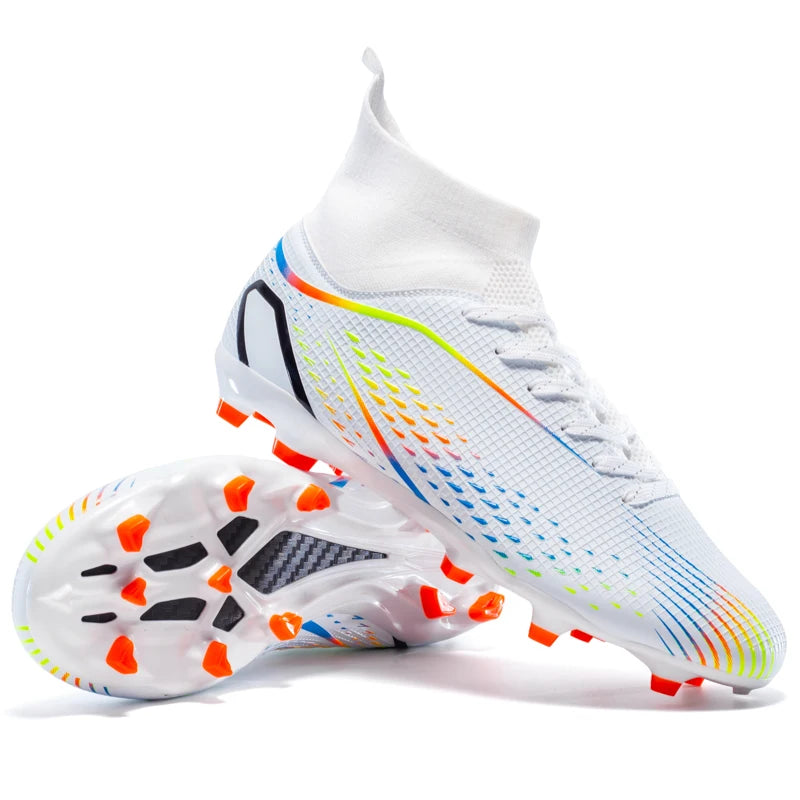 Men's Football Boots Professional Turf Futsal Match Grass Unisex Outdoor Training Soccer Shoes Soccer Cleats Non-slip Breathable