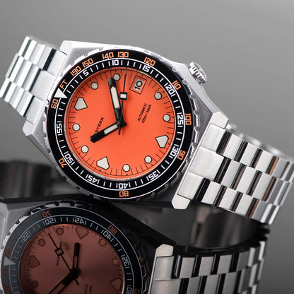 SEESTERN SUB600T V3 Mens Watch Automatic Diving Sapphire Wristwatch NH35 Movement Ceramic Bezel Luminous Date Jubilee Waterproof