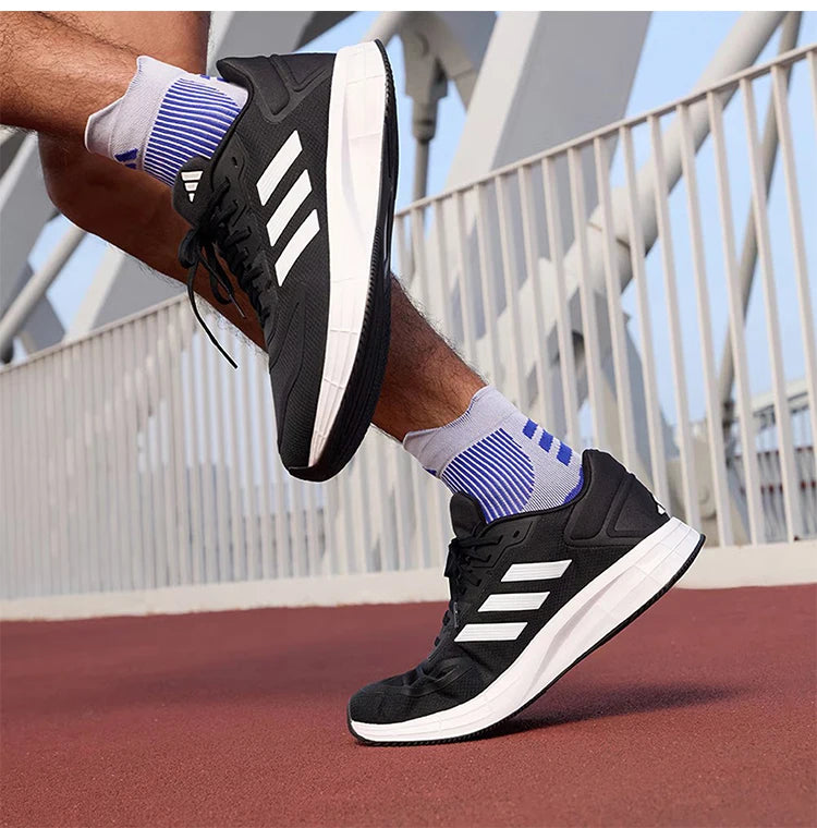 Adidas officiel véritable DURAMO 10 nouvelles chaussures de course de sport pour hommes GW8336
