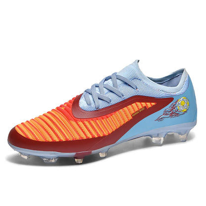 Neue Fußballschuhe für Herren, rutschfeste Fußballschuhe für Erwachsene, Outdoor-Sportschuhe für Jungen, lange Stollen, atmungsaktive und bequeme Trainings- und Wettkampf-Cleats