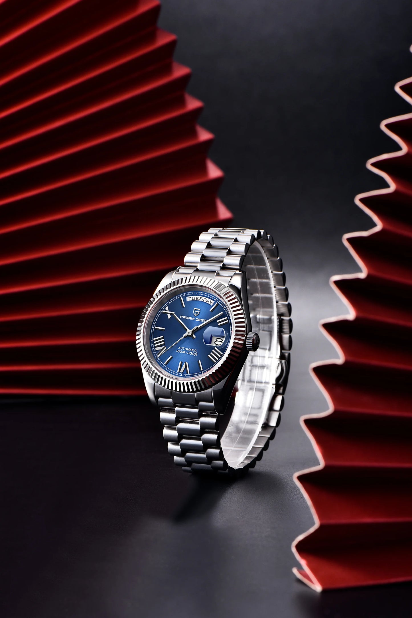 PAGANI DESIGN Men's Watches DD40 Gold White Luxury Automatic Watch Men Japan Movt Date Week Mechanical Watches For Men 2026 New