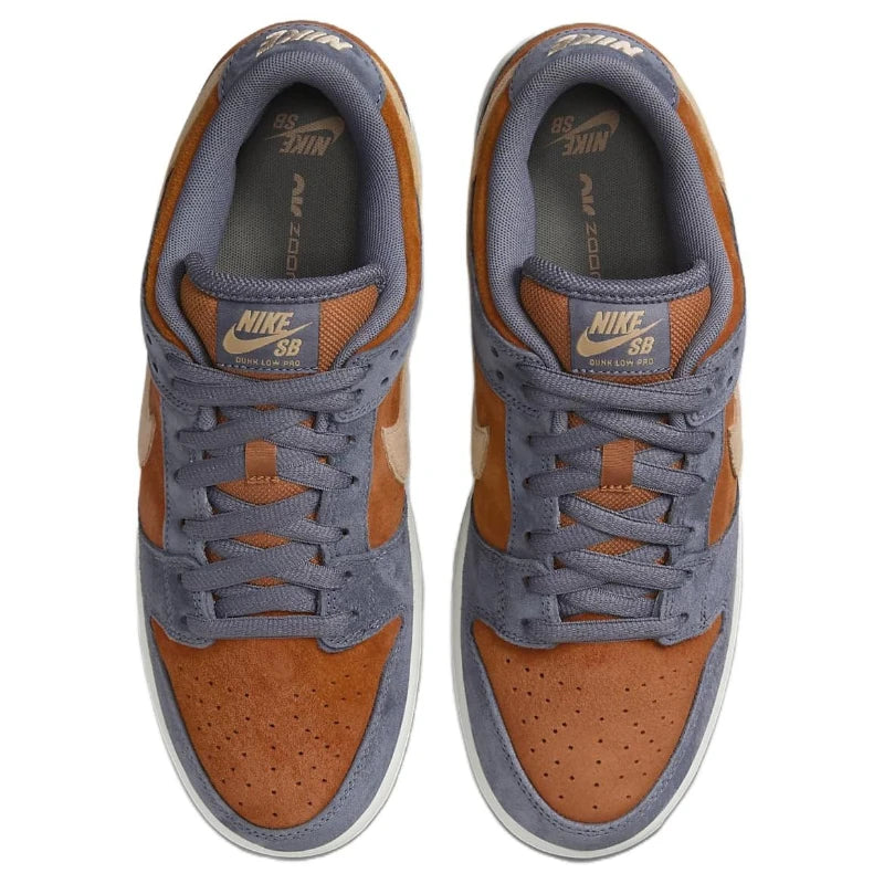 Nike SB Dunk Low Light Carbon Monarch Men Women Vintage Casual Skateboarding Shoes Unisex Anti-Slip Streetwear HF3063-002