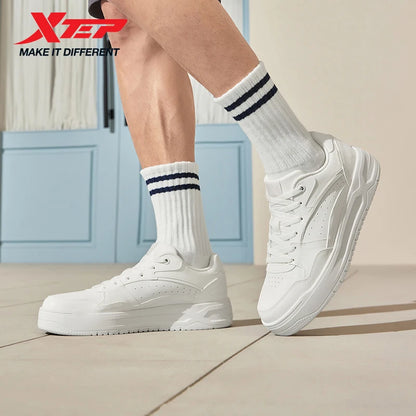 Xtep Skateboarding Shoes 2025 Summer Lightweight Sports Shoes Thick Sole Low-top Fashionable Street Style Sneakers 875319310016