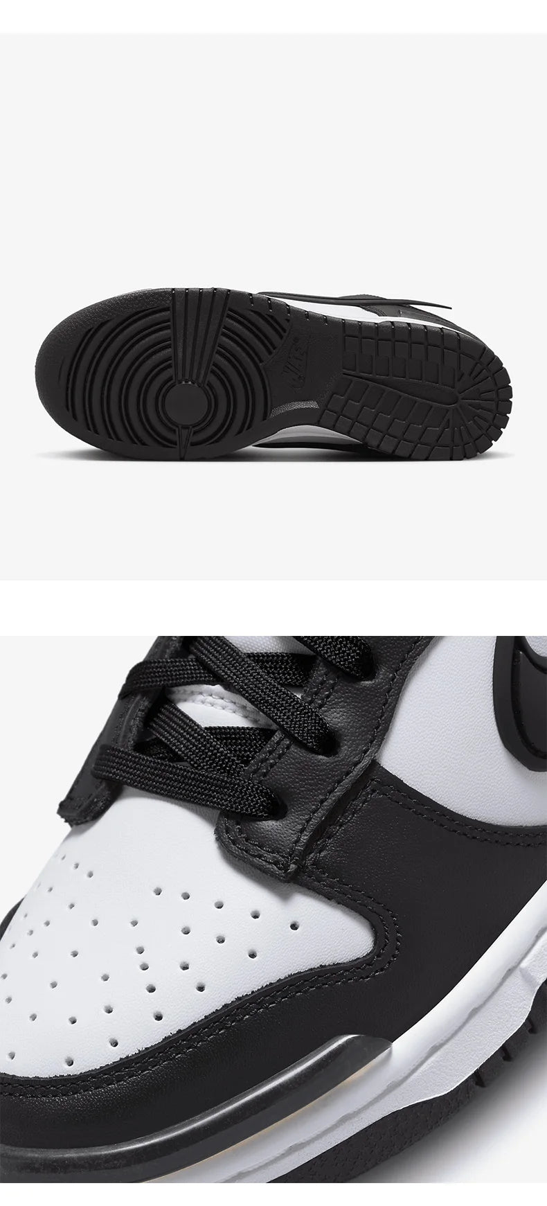 Offizielle authentische Nike Damen-Sneaker, atmungsaktiv, mit Schnürung, dicker Sohle und minimalistischem Casual-Design DZ2794-001