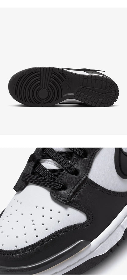 Offizielle authentische Nike Damen-Sneaker, atmungsaktiv, mit Schnürung, dicker Sohle und minimalistischem Casual-Design DZ2794-001