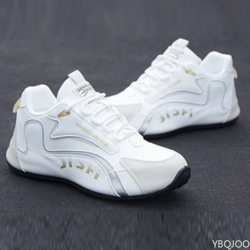 Sapatos de homem de tamanho grande, novidade de outono, respiráveis, casuais, confortáveis, versáteis, leves e planos, para desporto