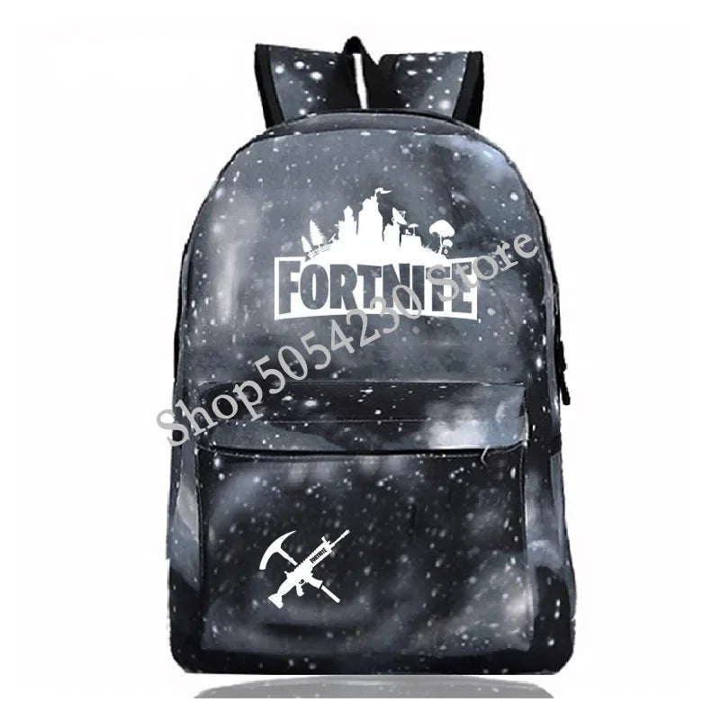 Fortnite Children's Backpack Large Capacity Bolsa Escolar High Quality Waterproof Men Women Victory Game Stationary Kid Rucksack