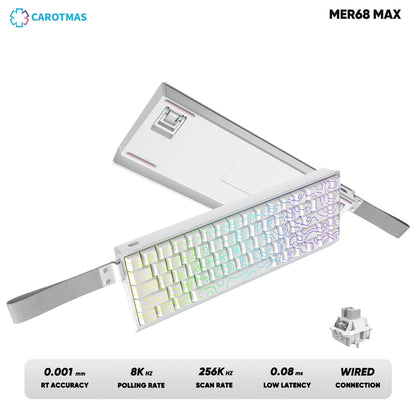 IROK Carotmas Mercury68 Mercury 68 Mercury68 Pro Mercury68 Max RT 0.001mm 8K Gamer Wired Gaming Magnetic Mechanical Keyboard