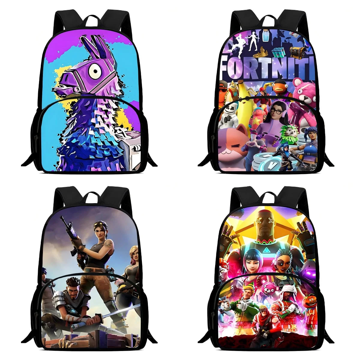 Zaino per bambini Classic Game FortniteS, per ragazzi e ragazze, regalo di compleanno per studenti, borsa scuola per bambini, grande capacità, zaino da campeggio resistente