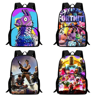 Zaino per bambini Classic Game FortniteS, per ragazzi e ragazze, regalo di compleanno per studenti, borsa scuola per bambini, grande capacità, zaino da campeggio resistente