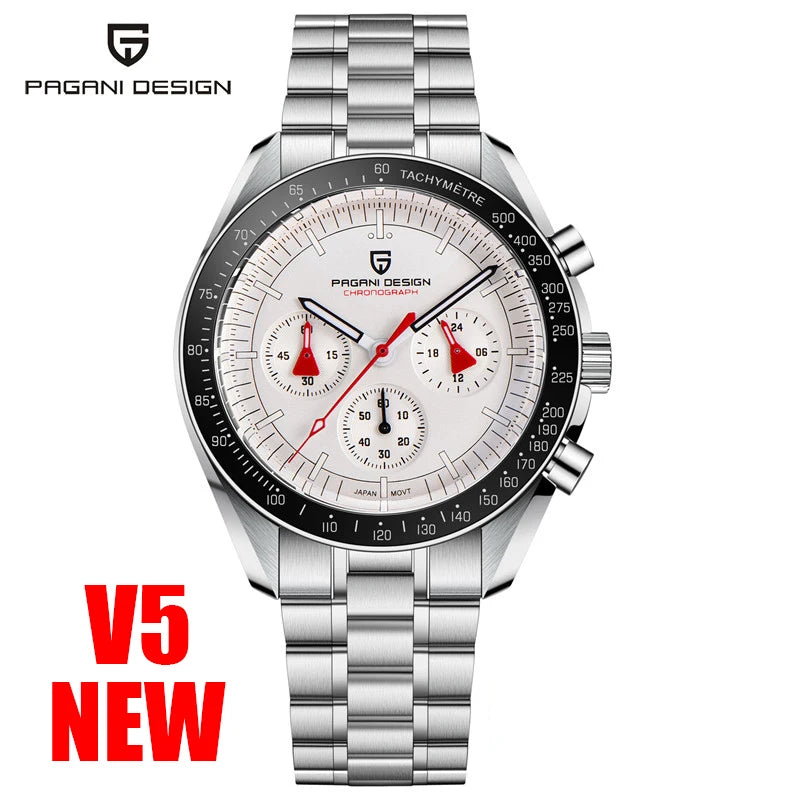 2026 New PAGANI DESIGN Mens Watches Quartz Speed Sports Chronograph Watch For Men Waterproof Luminous AR Sapphire Man Gift Clock