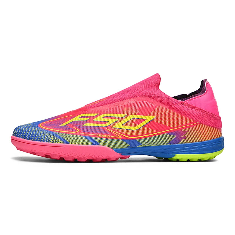 Chaussures de football professionnelles originales pour hommes, résistantes au gazon, chaussures de football décontractées de haute qualité pour hommes, chaussures de football pour entraînement rapide