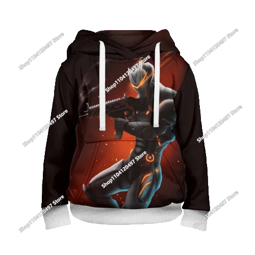 2025 uusi Fortnite 3D -painettu unisex-huppari, rento takki, pelioheistuote, cosplay, lastenvaatteet, lahjat