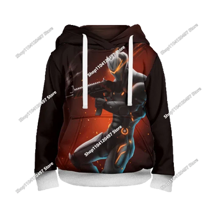 2025 uusi Fortnite 3D -painettu unisex-huppari, rento takki, pelioheistuote, cosplay, lastenvaatteet, lahjat