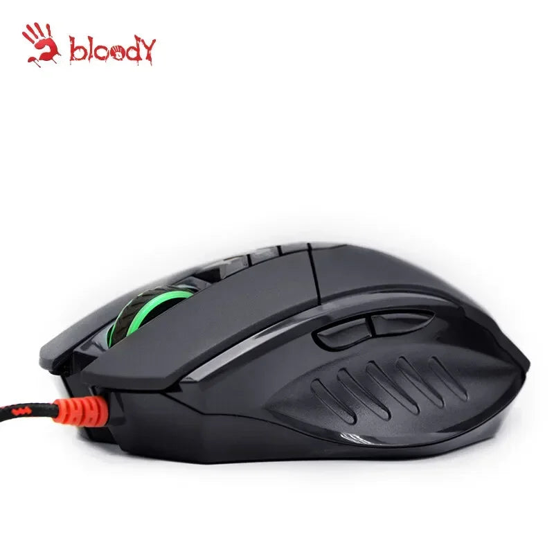 Káblová myš Bloody V7M RGB, ľahká ergonomická konštrukcia, 4000dpi, pre PC, kanceláriu, e-športy a gaming, s programovaním makier pre CF LOL CS