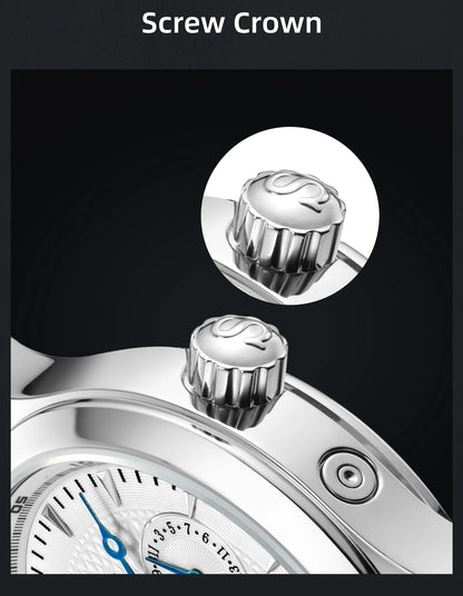 Seagull Flywheel Series Men's Watch Xidong Mechanical Watch 316L Precision Steel Band 39mm Business Watch Relojes Para Hombres
