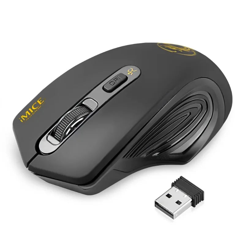 Novi bežični miš s podesivih 2000DPI, USB 3.0 prijamnikom, optički računalni miš 2.4GHz za gaming, ergonomskog dizajna za prijenosno računalo