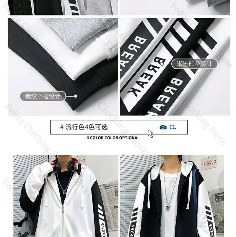 Produit gaming premium Fraquane, Anime Link Click Charles Lucas Same Coat Hoodies Cosplay Costume Sweatshirts Man Hoodie Women Man Clothing Men's Sweatshirts, équipement gamer
