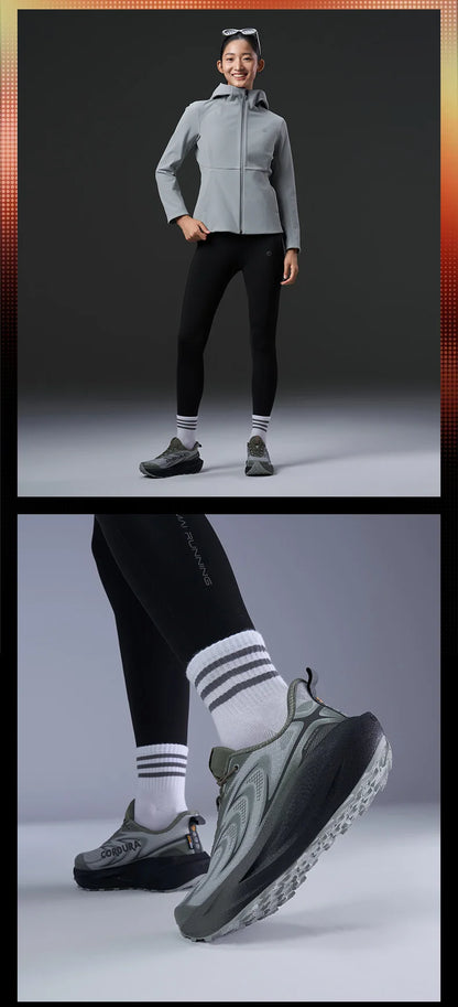 BMAI Outdoor Men's Sports Shoes Breathable Men Sneakers Lightweight Mountain Running Shoes for Men Cushion Trail Jogging Sneakers