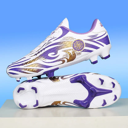 Nouveaux hommes bottes de Football respirantes unisexe livraison directe chaussures de Football en plein air ultralégères chaussures de Sport antidérapantes entraînement Sport