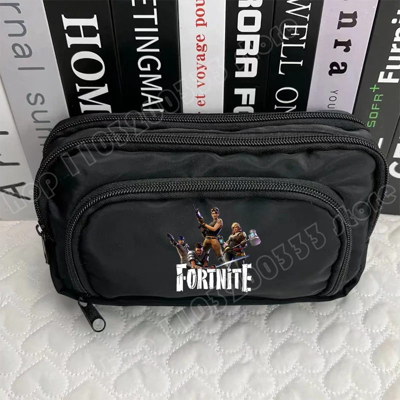 Estojo para Canetas Fortnite com Padrão Criativo do Jogo, Estojo Harajuku, Bolsa de Arrumação para Rapaz e Rapariga, Material de Regresso às Aulas, Presentes de Aniversário e Festa