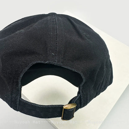 Unisex Broken Style Bull's-eye Cross Embroidery Baseball Hats Sunshade Personal Versatile Peaked Caps Street Fashion Hip Hop