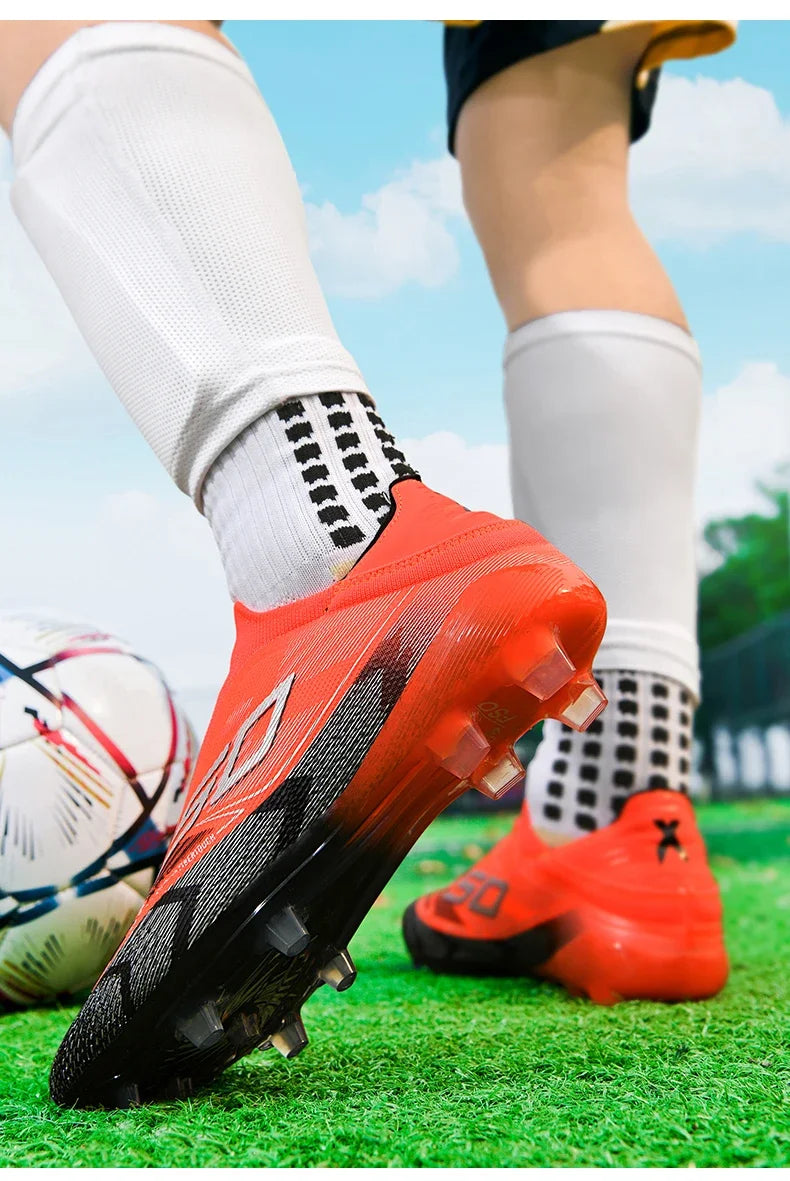 Men's New Indoor TF Football Boots High Quality Training Original Male Breathable Non-Slip Soccer Shoes Turf Futsal Football Shoes