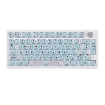 Teclado gaming EPOMAKER HE75 V2 75% ANSI US Layout inalámbrico trimodo con efecto Hall, activación ajustable de 0.005mm y activación rápida