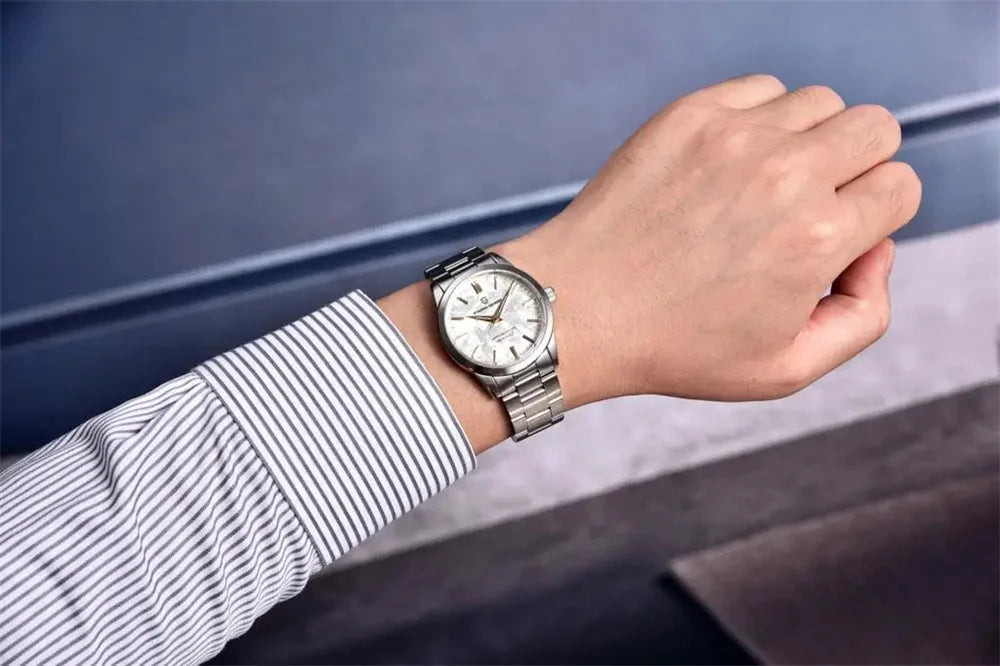 Pánské hodinky PAGANI DESIGN 40 mm, japonský quartzový strojek TMI VH31, luxusní/obchodní styl, safírové sklo, nerezová ocel 316L, vodotěsné do 100 m