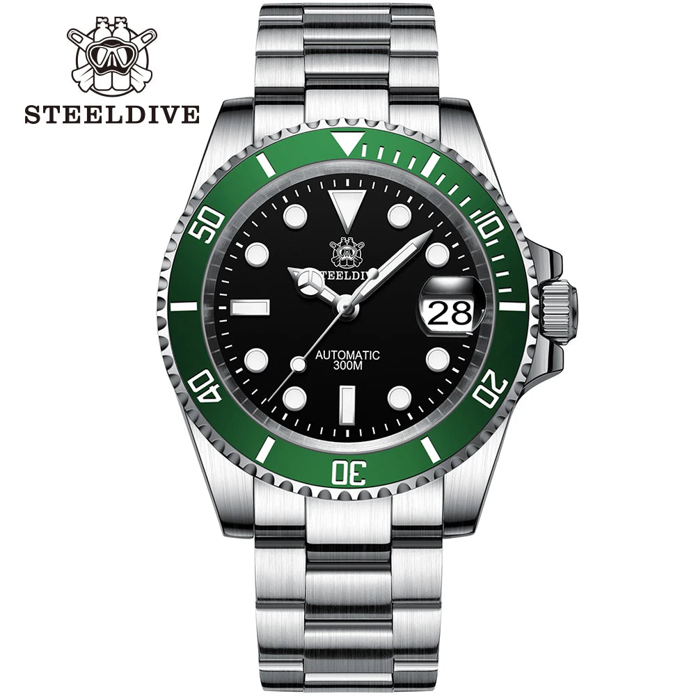 SD1953 Steeldive Brand 2022 Men Mechanical Wristwatch 41mm Stainless Steel Men Watch NH35 Sapphire Glass Men Watches
