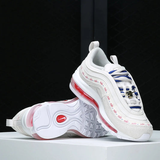 Zapatillas deportivas Nike genuinas AIR MAX 97 para mujer, de caña baja, con amortiguación de aire DC4013-001