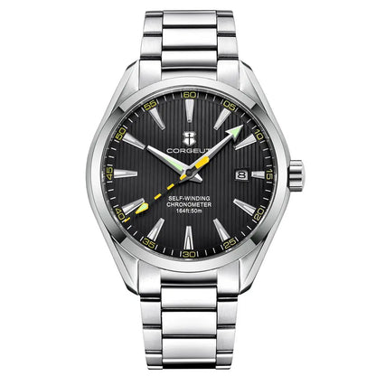 Luxury NH35 Corgeut Watch Men reloj hombre 41mm Sport Clock Automatic Mechanical Wristwatches Sapphire Steel Band Men's Watch