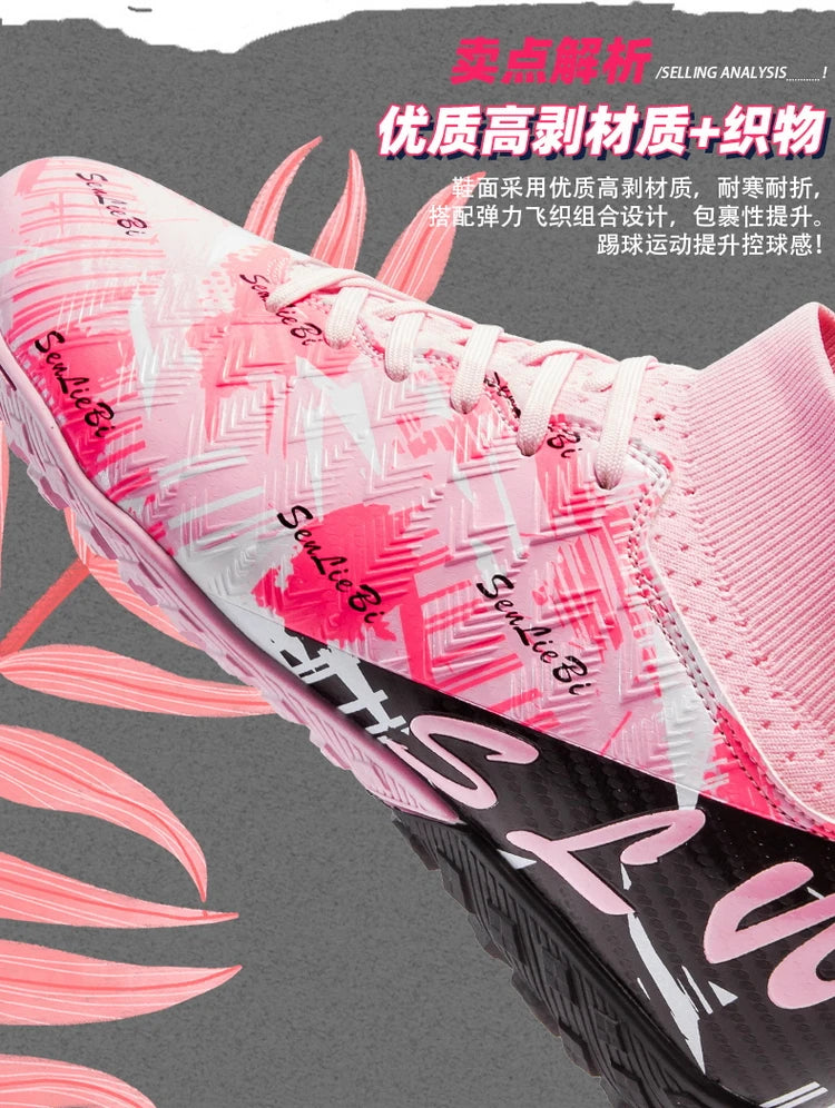 34–46 dydžio vyriški FG/TF futbolo bateliai, futsalo, profesionalūs, unisex, vaikų futbolo bateliai, treniruočių, lauko, berniukų futbolo bateliai, sportiniai bateliai