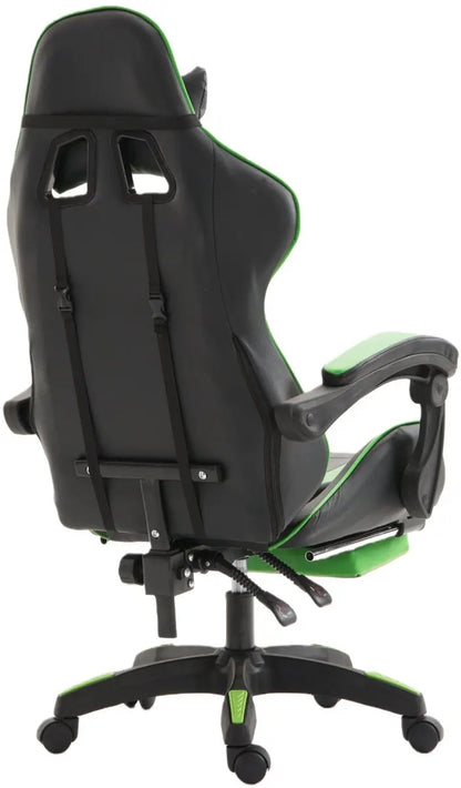 Silla gaming Sillón gaming Silla de oficina ajustable en altura con función reclinable ajustable, orejas de gato y cojines
