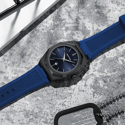 Luxury Quartz Wristwatch Silicone Strap reloj hombre Sport Watch for Man Fashion Date Original Waterproof Clock