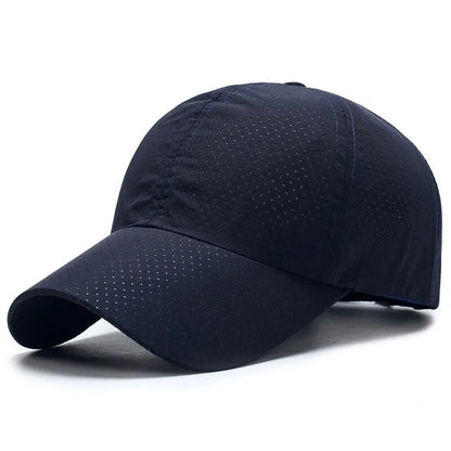 Mütze Herren Frühjahr/Sommer einfarbige Netzmütze Baseballmütze Damen Herbst Koreanische Ausgabe Sonnenschutzmütze Netz atmungsaktive Schirmmütze