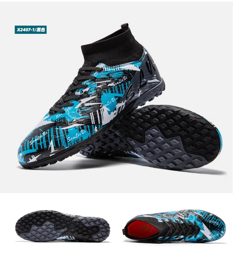 34–46 dydžio vyriški FG/TF futbolo bateliai, futsalo, profesionalūs, unisex, vaikų futbolo bateliai, treniruočių, lauko, berniukų futbolo bateliai, sportiniai bateliai
