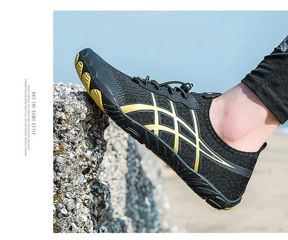 Aqua Shoes for Men, Water Shoes, Barefoot Beach Shoes, Unisex Quick-Dry Outdoor Wading Shoes, Gym Training Footwear Sneakers Size 35-46
