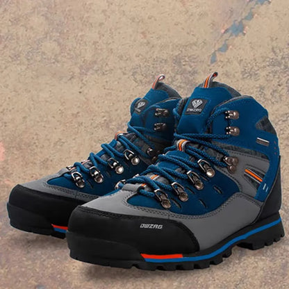 Lynjacye Mid-Cut 2025 New Waterproof Hiking Boots Training Shoes Men Sports Outdoor Non-Slip Woodland Hunting Work Shoes