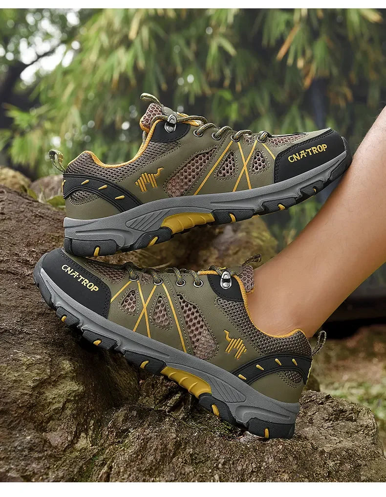 Men's Hiking Shoes Breathable Mesh Sports Summer Outdoor Wear-resistant Hiking and Hunting Tactical Shoes