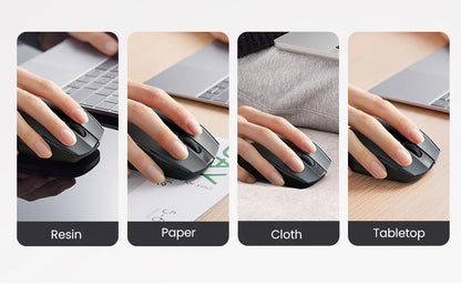 UGREEN Wireless Mouse Ergonomic Mouse 2.4GHz 4000 DPI Silent 6 Buttons For MacBook Tablet Laptop PC Mute Mice Quiet 2.4G Mouse