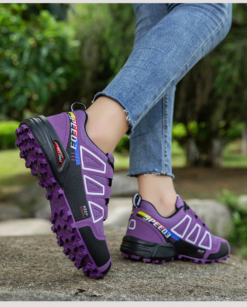 Women's Waterproof Hiking Shoes Outdoor Sports Shoes Women's Walking Travel Sports Shoes Bicycle Sports Shoes Running Sports Sho