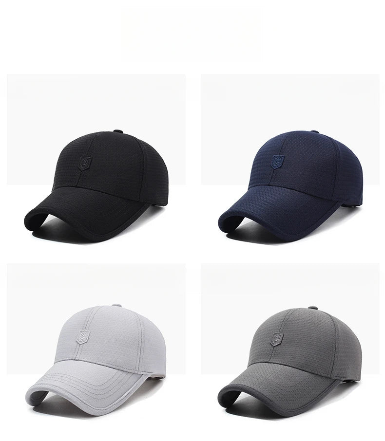 Spring Summer New Mesh Baseball Cap Outdoor Sports Cap Breathable Sunshade Sunscreen Cap Simple Casual Men's Women‘s Hat