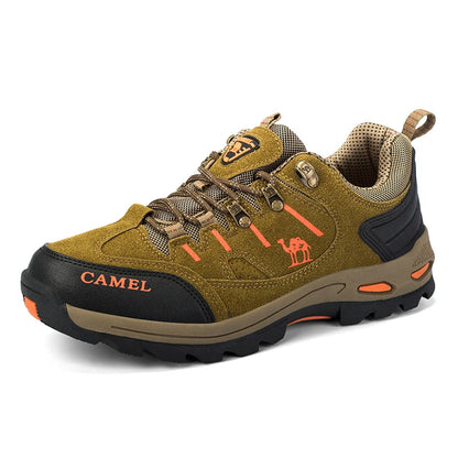 Herren-Wanderschuhe aus Veloursleder, Outdoor-Trail-Trekking-Sneaker, rutschfeste, atmungsaktive Kletterschuhe für Herren, Bergsportschuhe