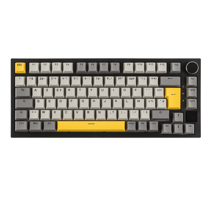 ISO-FR-Layout EPOMAKER X AJAZZ AK820 PRO 75% AZERTY Französisch Hot-Swap kabelgebundene/BT/2.4GHz kabellose mechanische Tastatur für Win/Mac/PC